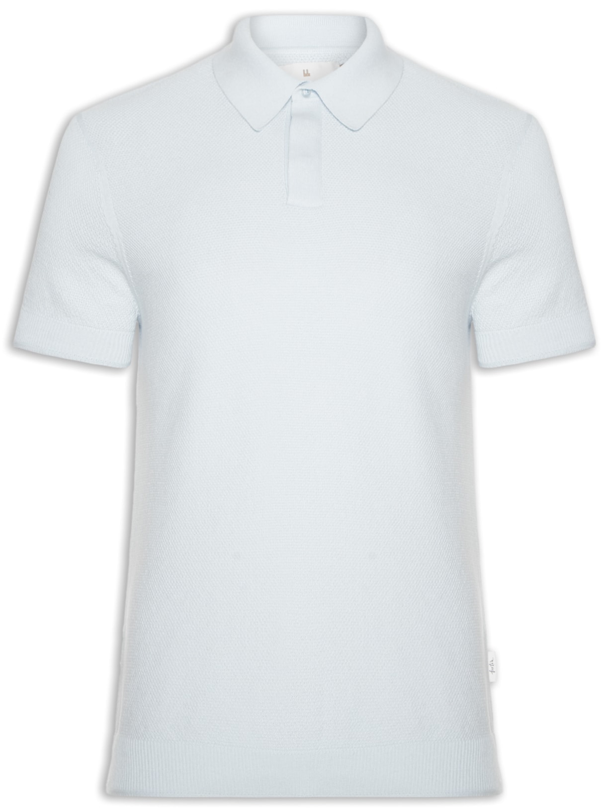 Polo Masculina Tricot Corda New - Azul
