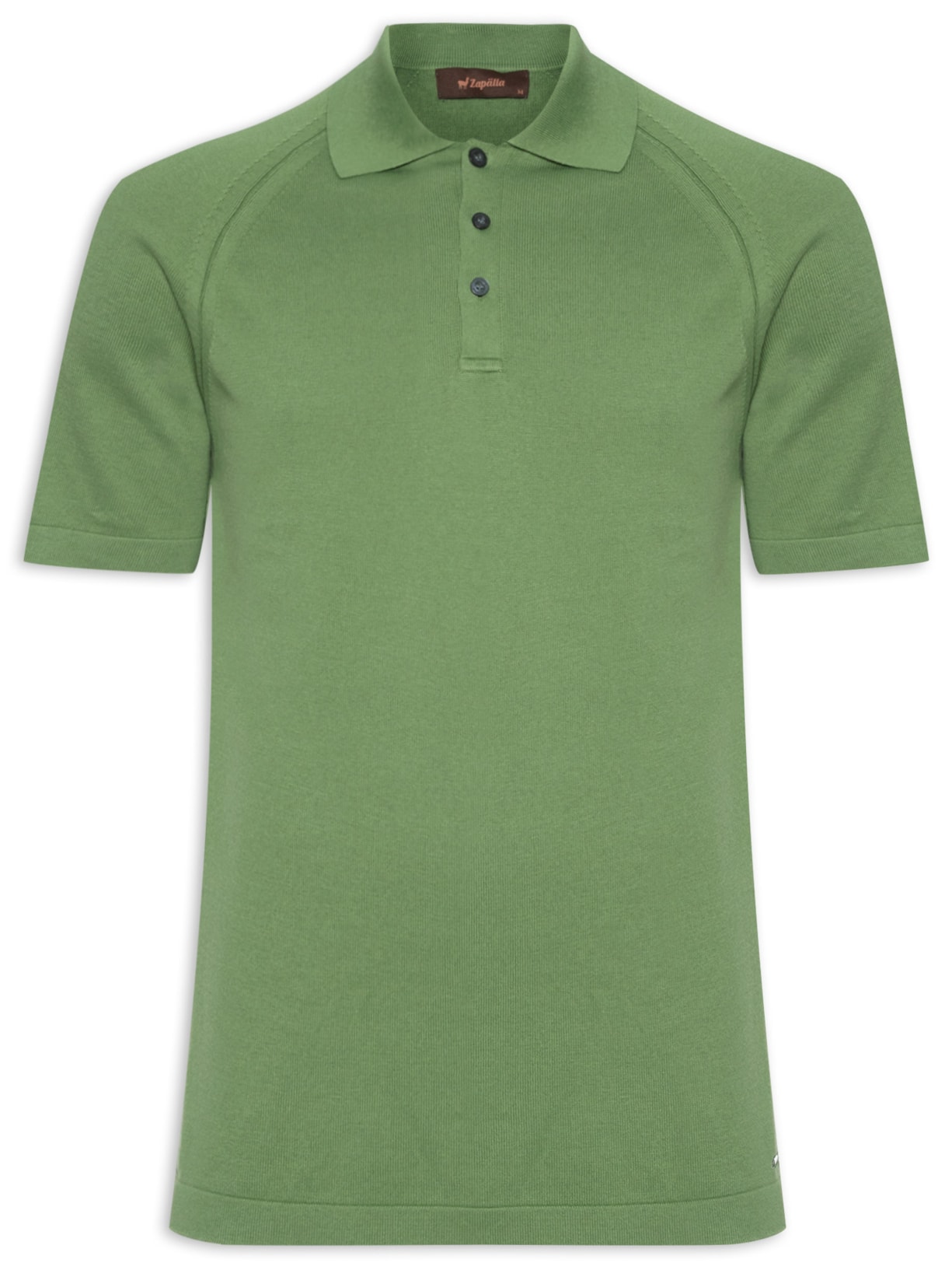 Polo Masculina Tricot Manga Curta - Verde