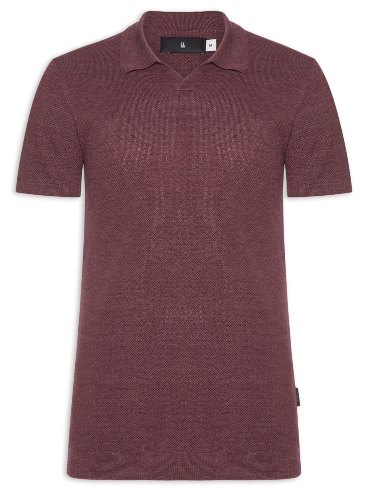 Pólo Masculina Tricot Mescla Roman - Vermelho