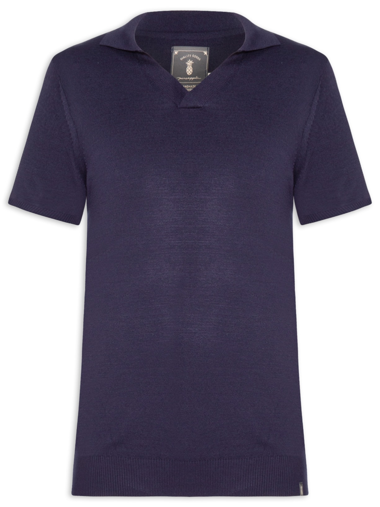 Polo Masculina Tricot Resort - Azul