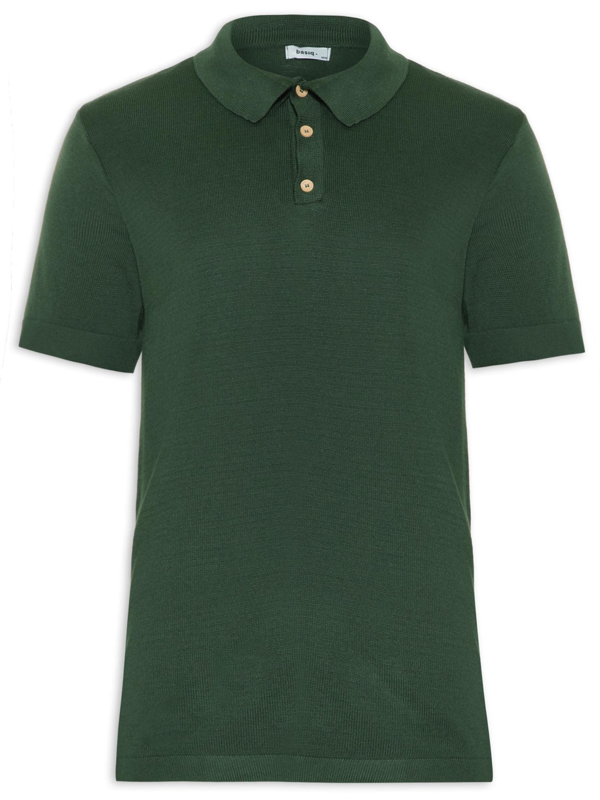 Polo Masculina Tricot - Verde