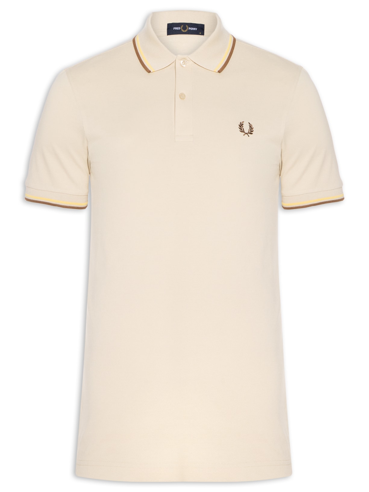 Polo Masculina Twin Tipped - Amarelo