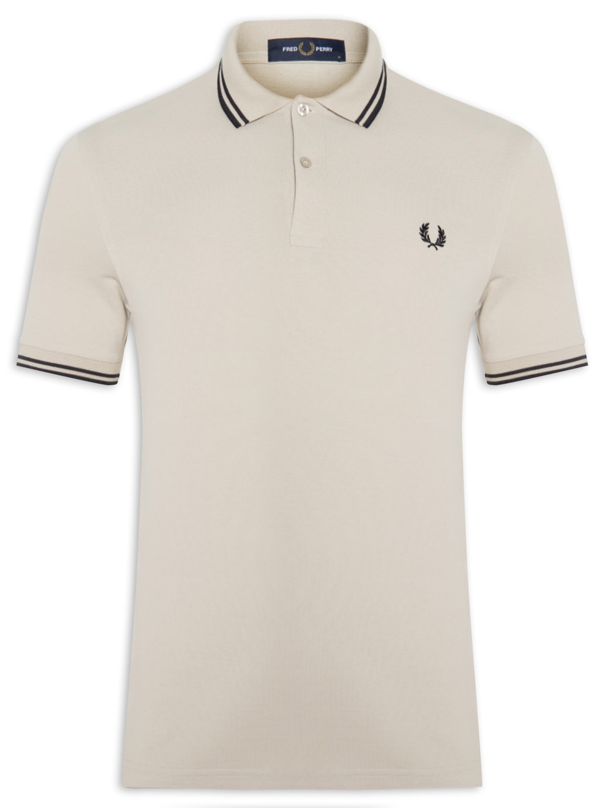 Polo Masculina Twin Tipped - Bege