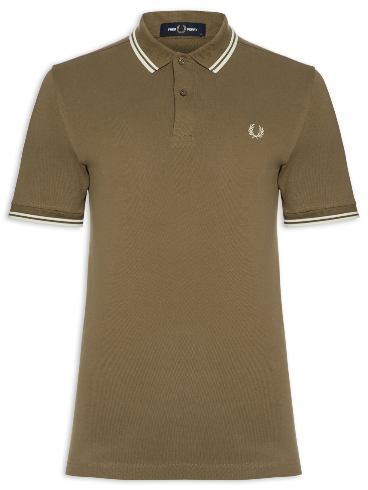 Polo Masculina Twin Tipped - Bege