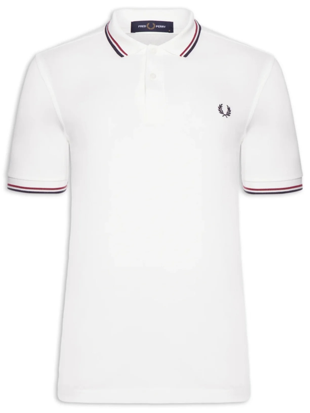 Polo Masculina Twin Tipped - Branco