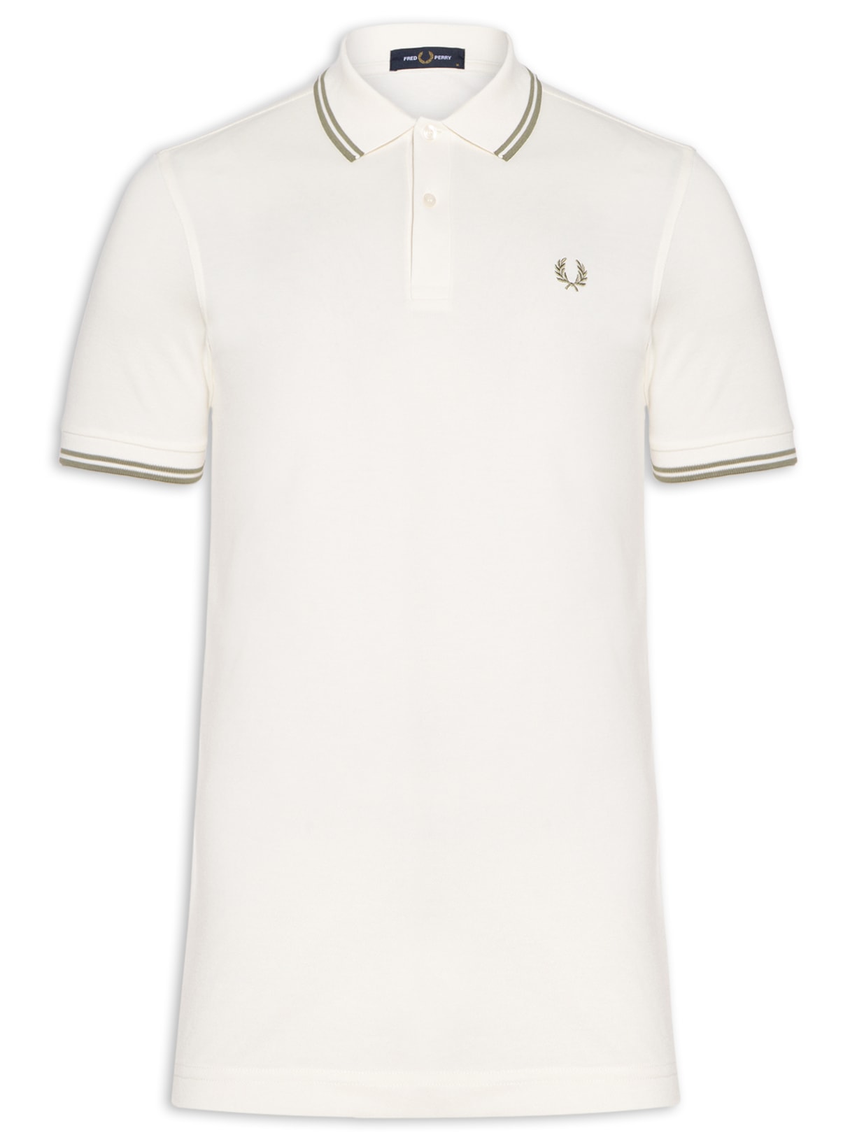 Polo Masculina Twin Tipped - Branco
