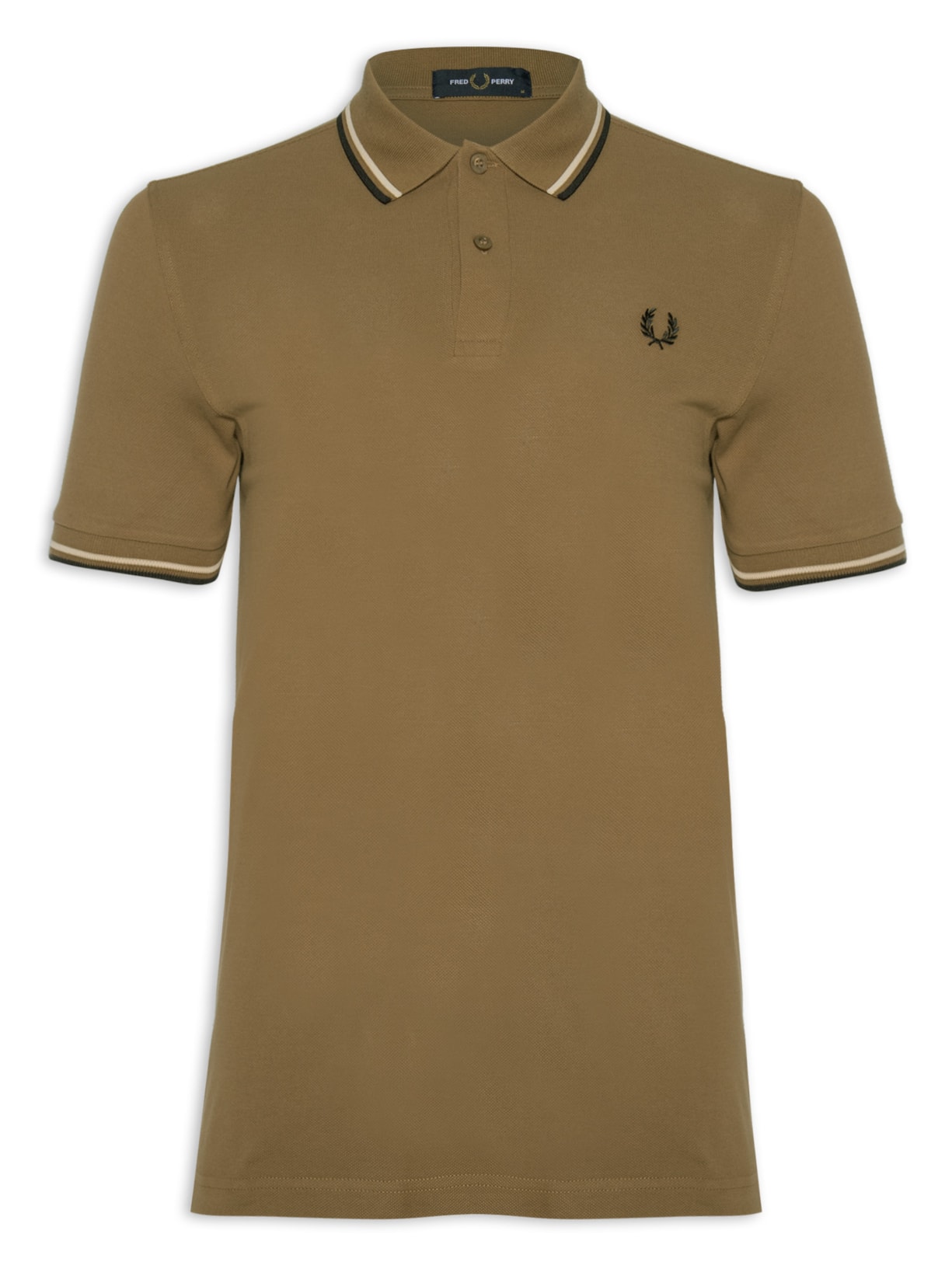 Polo Masculina Twin Tipped - Marrom