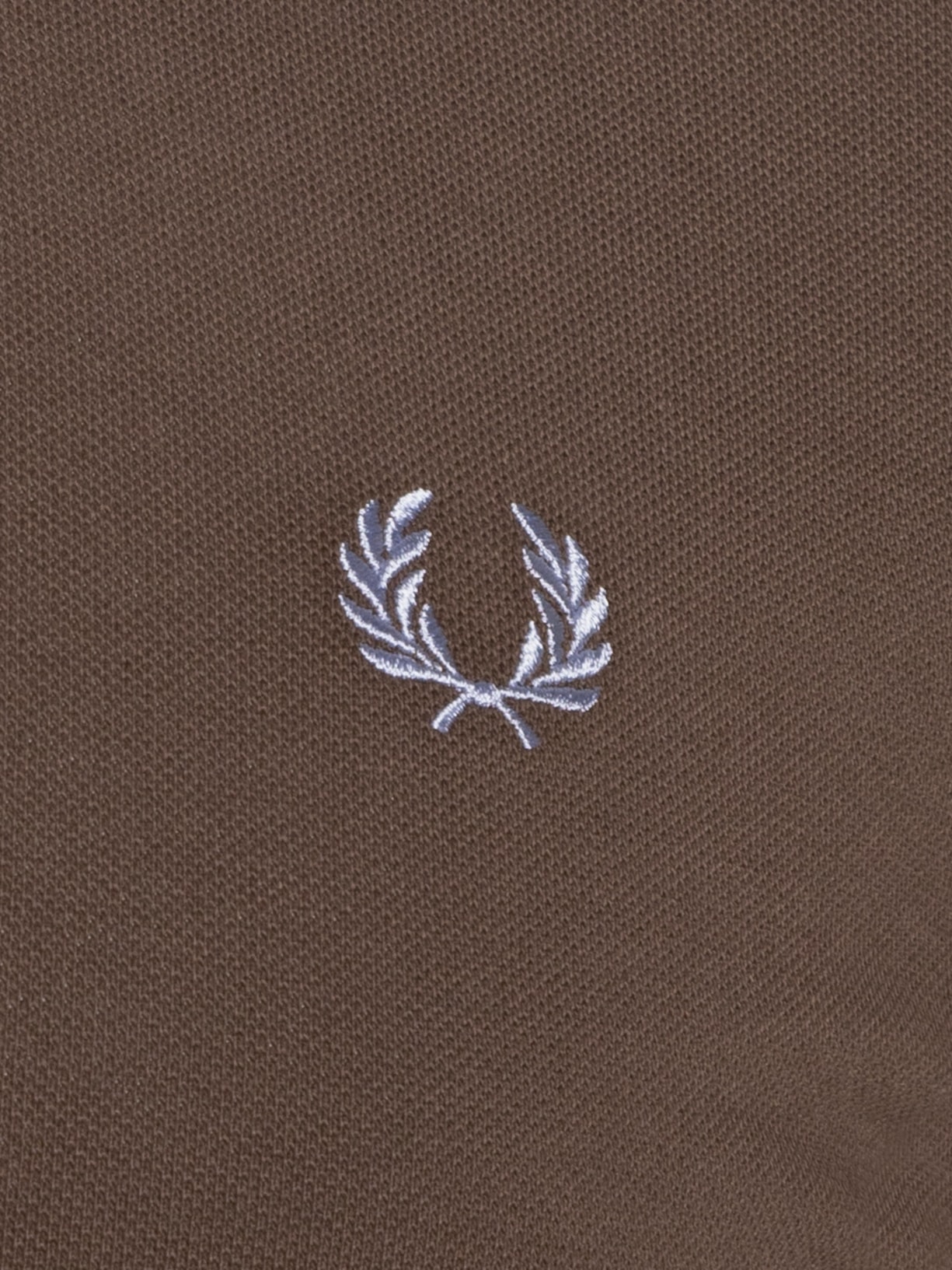 Polo Masculina Twin Tipped Marrom Fred Perry