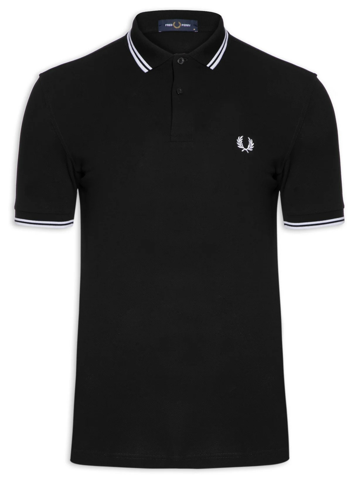 Polo Masculina Twin Tipped - Preto