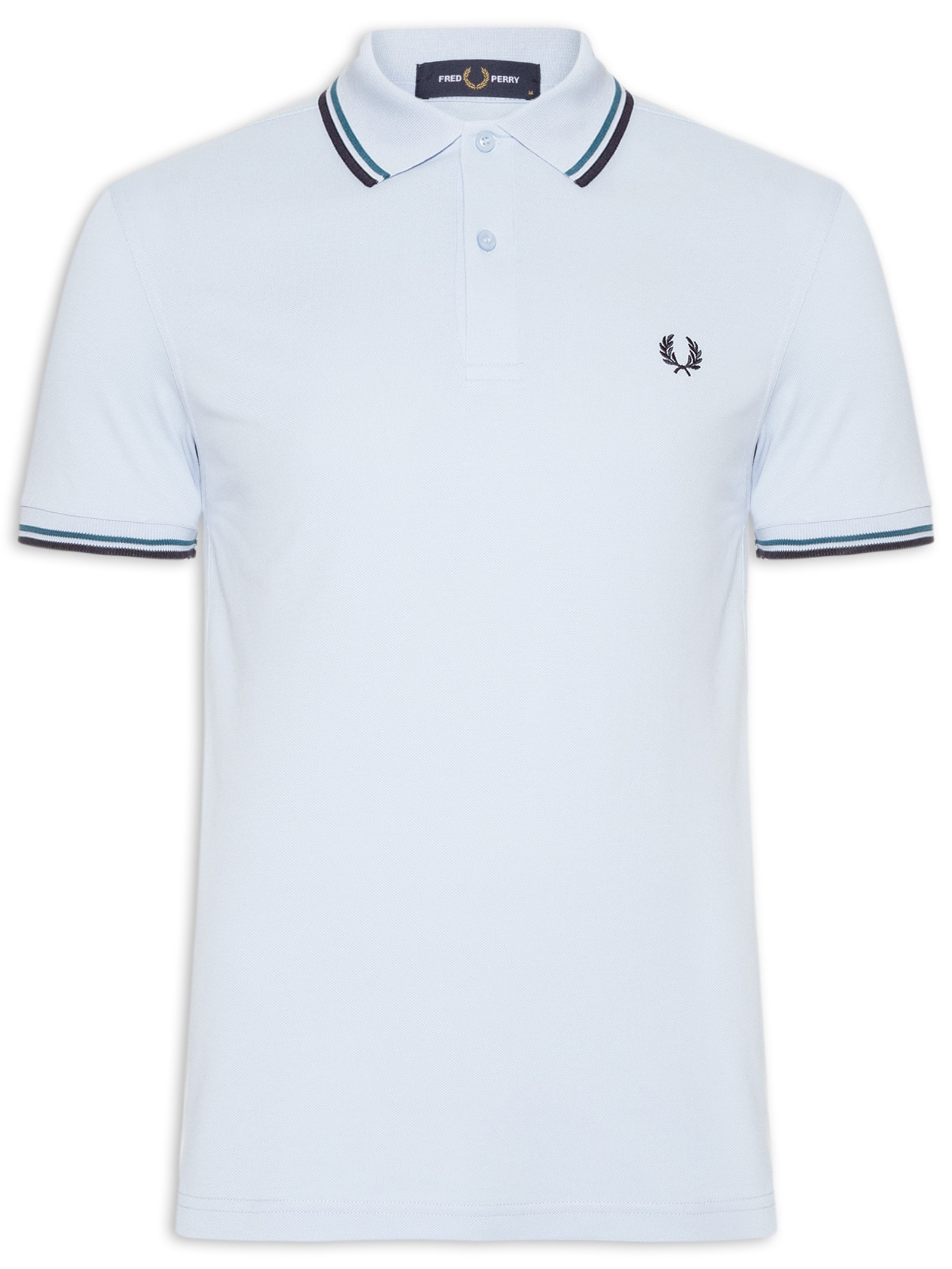 トップス FRED PERRY ORIGINAL TWIN TIPPED POLO Fred Perry - Polo Masculina Twin Tipped Shirt - Preto
