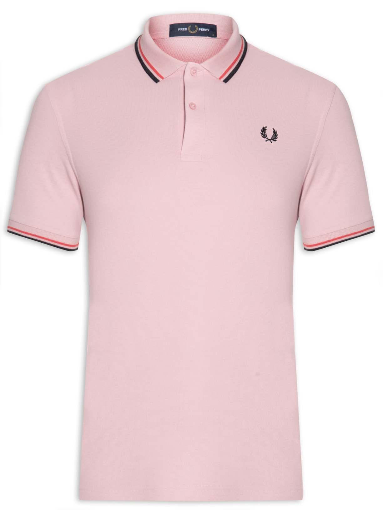 Polo Masculina Twin Tipped - Rosa