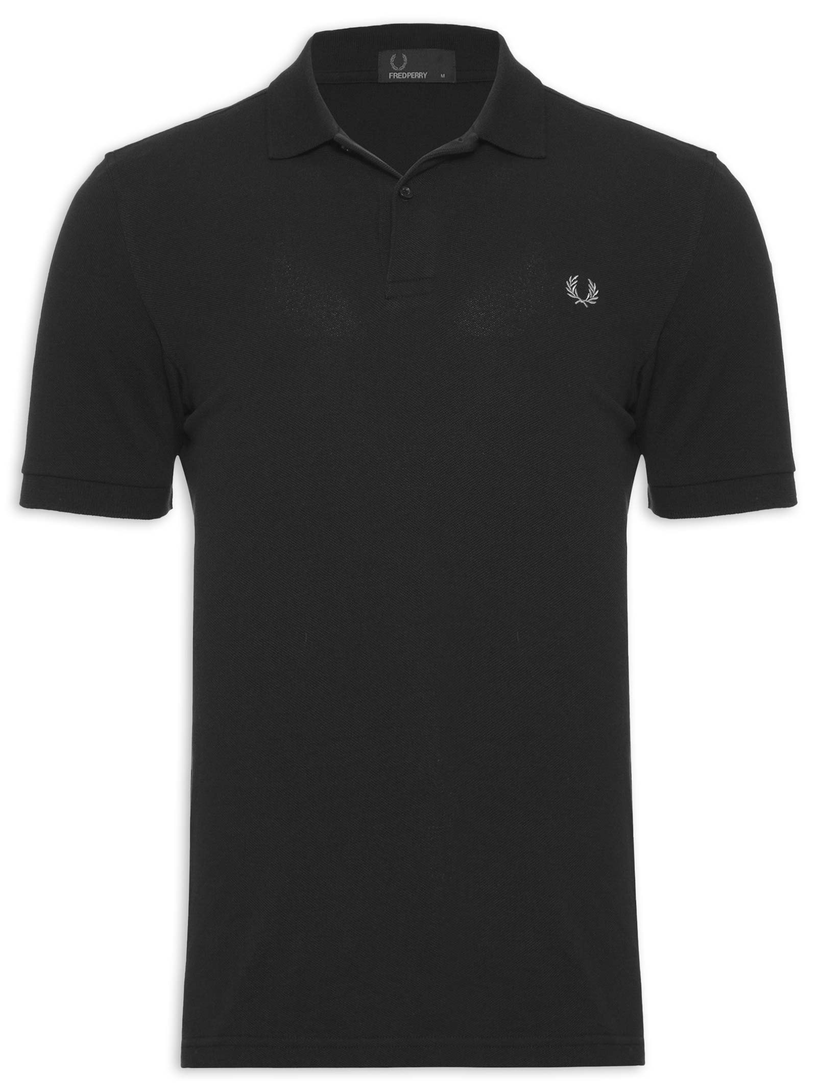 Fred Perry - Polo Masculina Twin Tipped Shirt - Preto