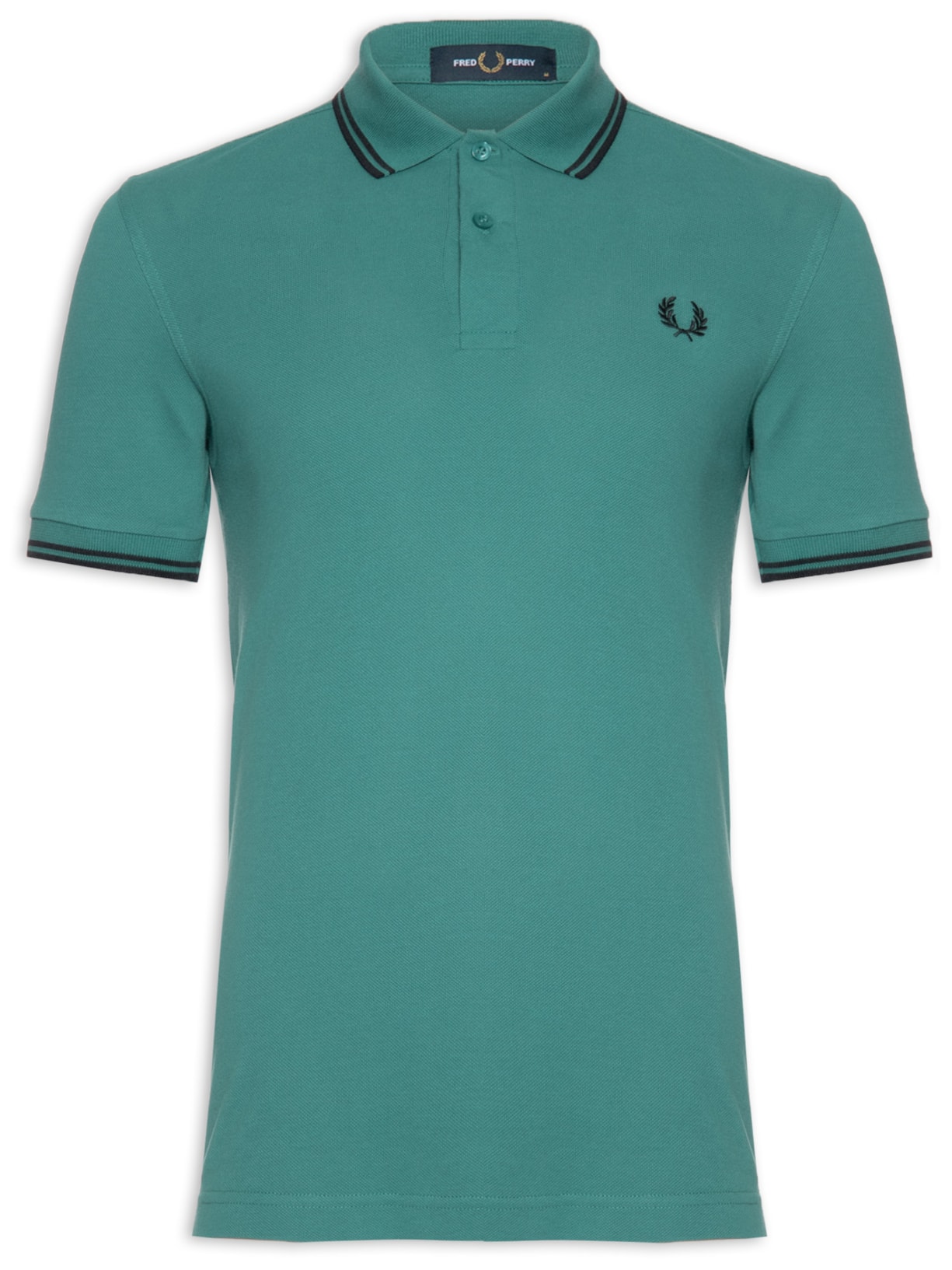 Polo Masculina Twin Tipped Shirt - Verde