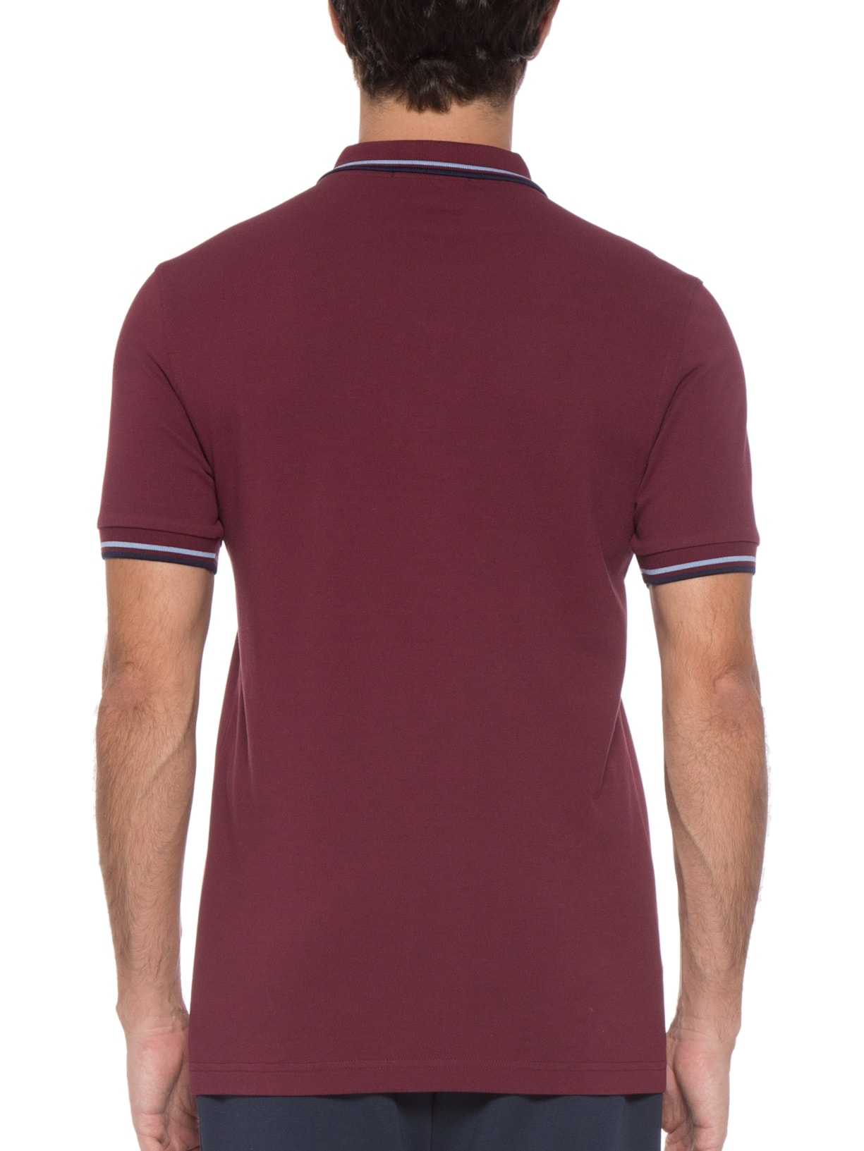 Polo Masculina Twin Tipped Shirt Vermelho Fred Perry