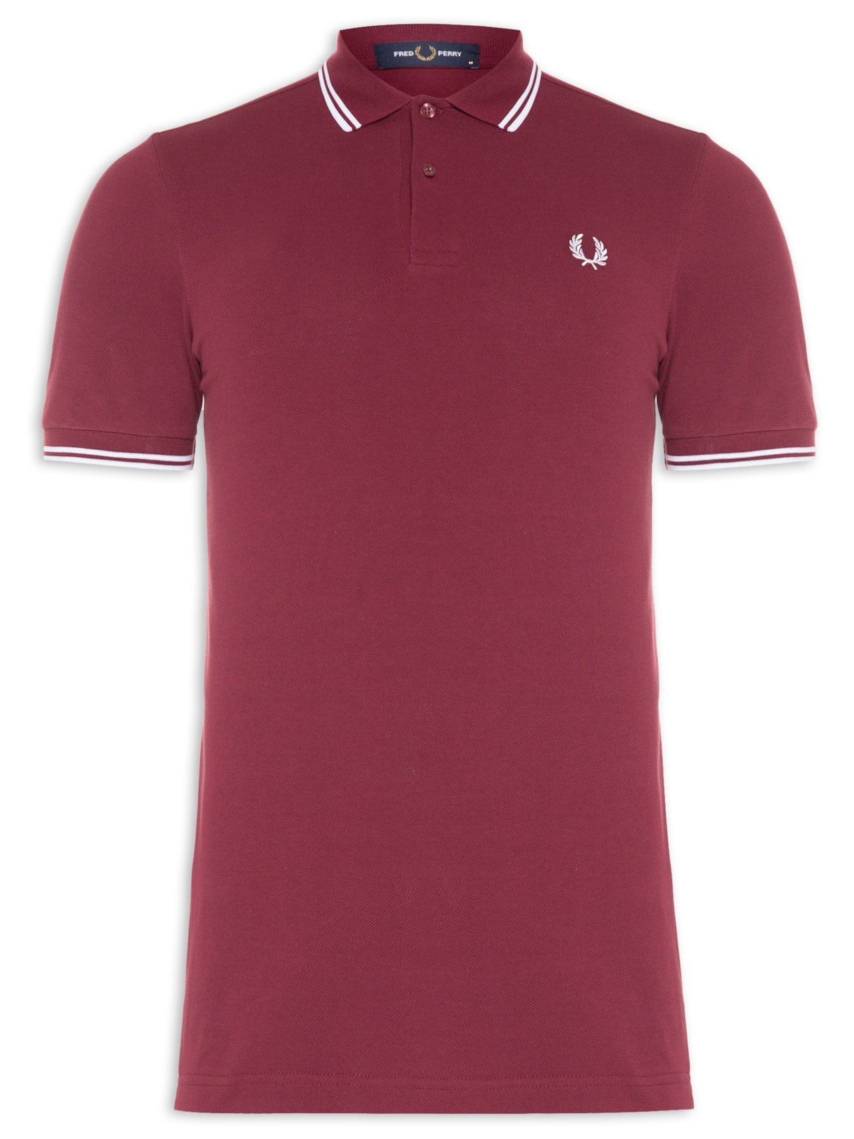 Polo Masculina Twin Tipped - Vinho