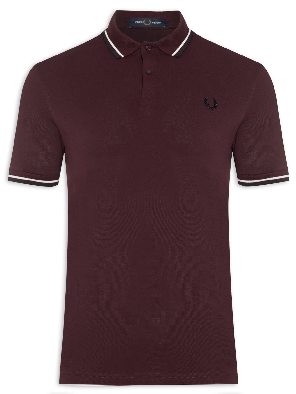 Polo Masculina Twin Tipped - Vinho
