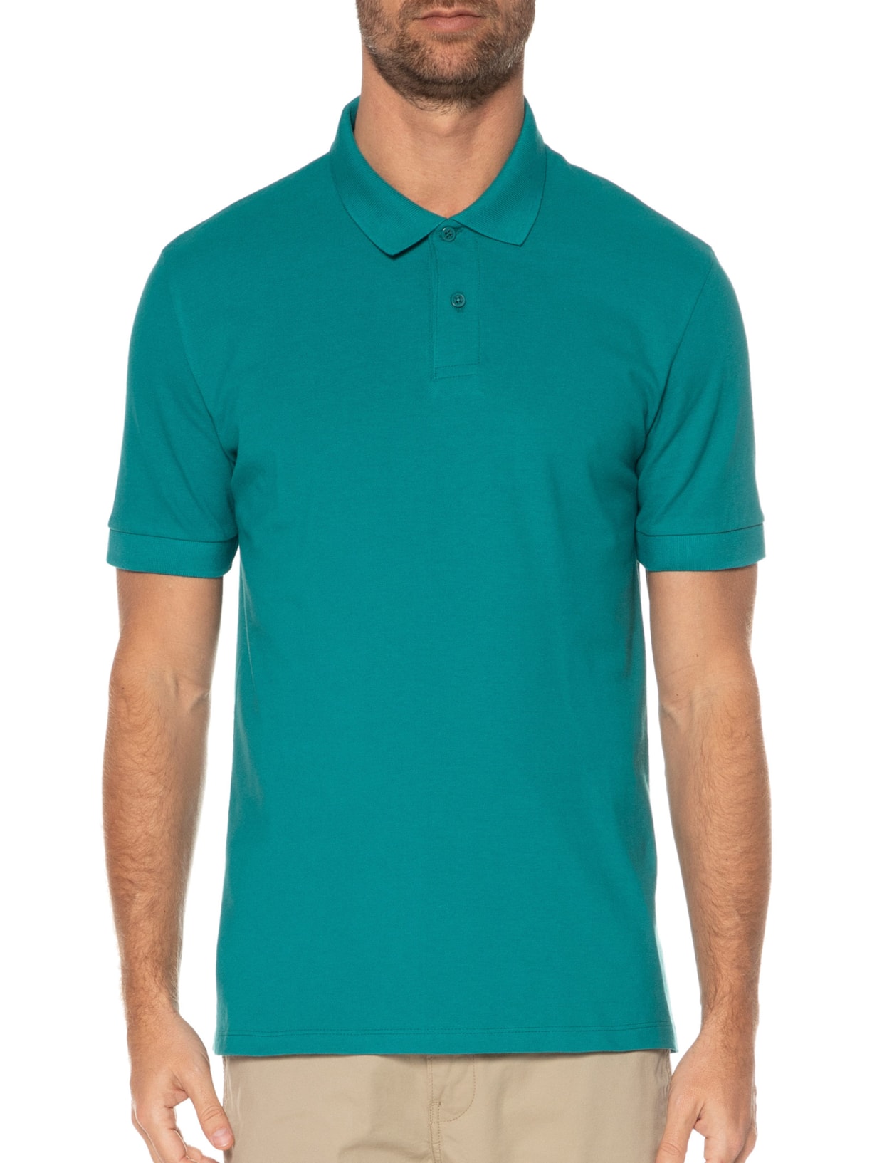 Polo Masculina Verde Hering