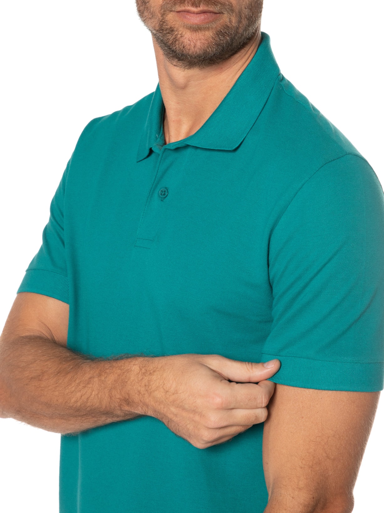 Polo Masculina Verde Hering