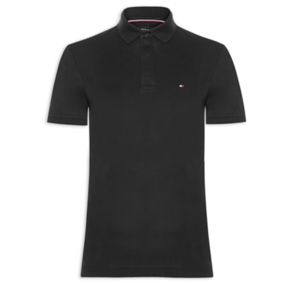 Polo Masculina Vista Coberta Regular Fit - Preto