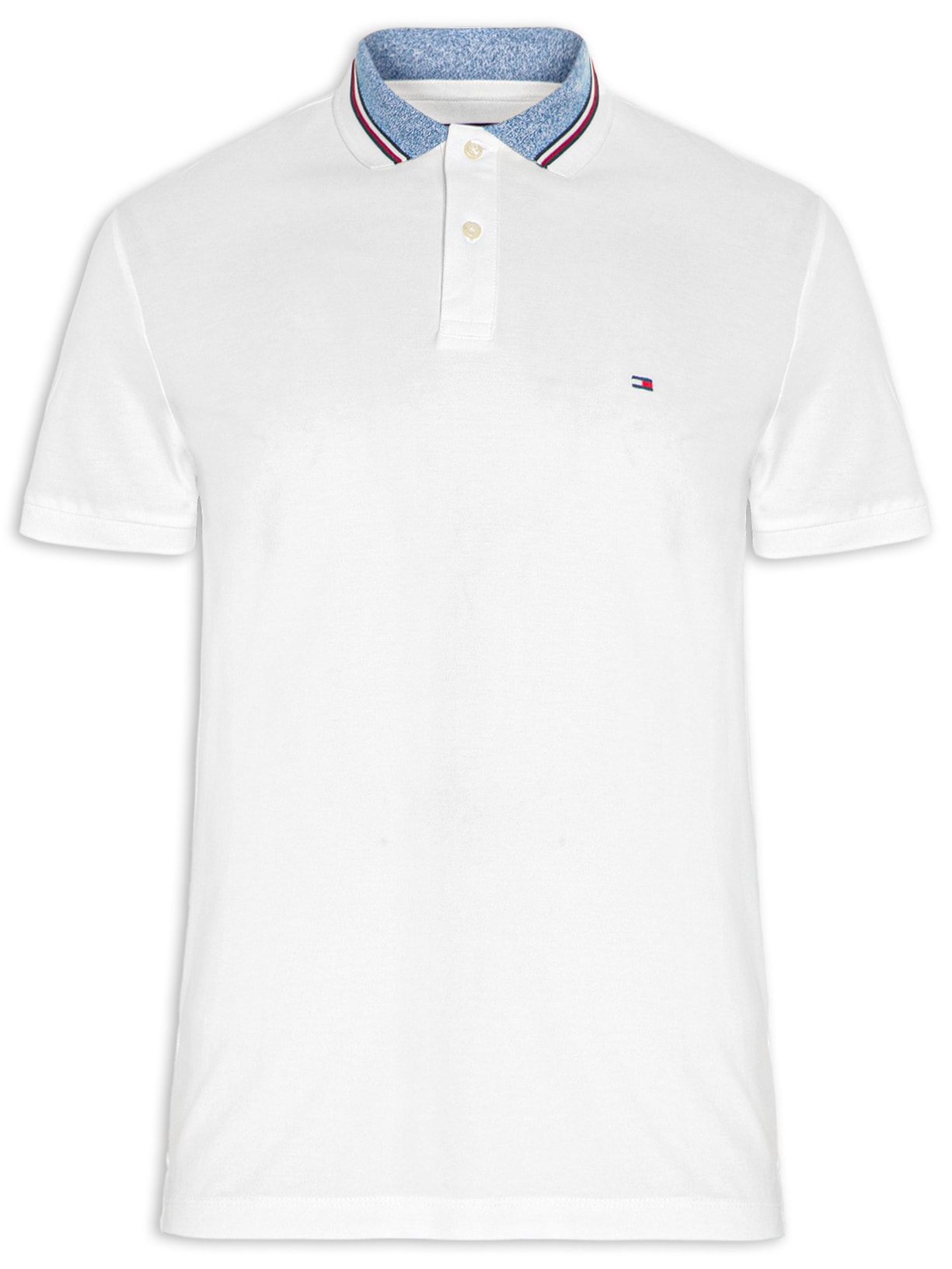 Polo Masculina Wcc Gs Mouline Colla - Branco