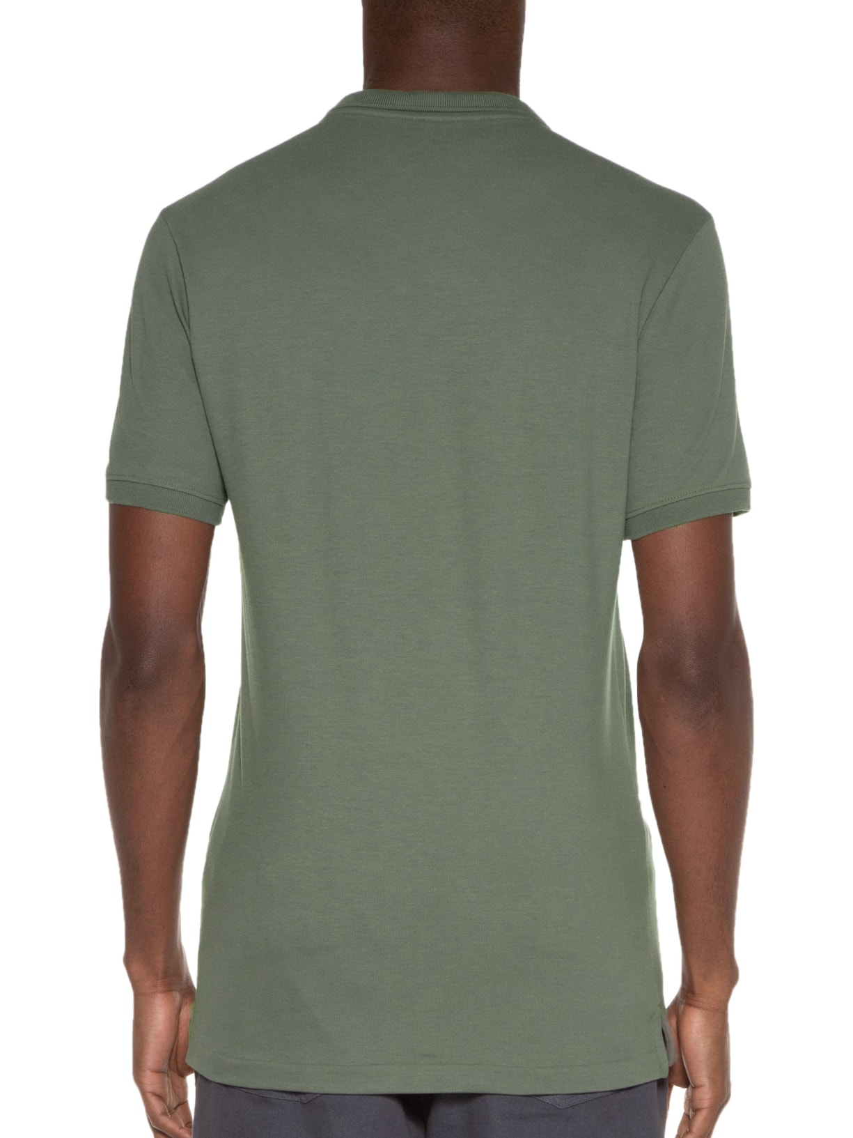 Polo Masculina Zíper Piquet Nec Cinza Ricardo Almeida