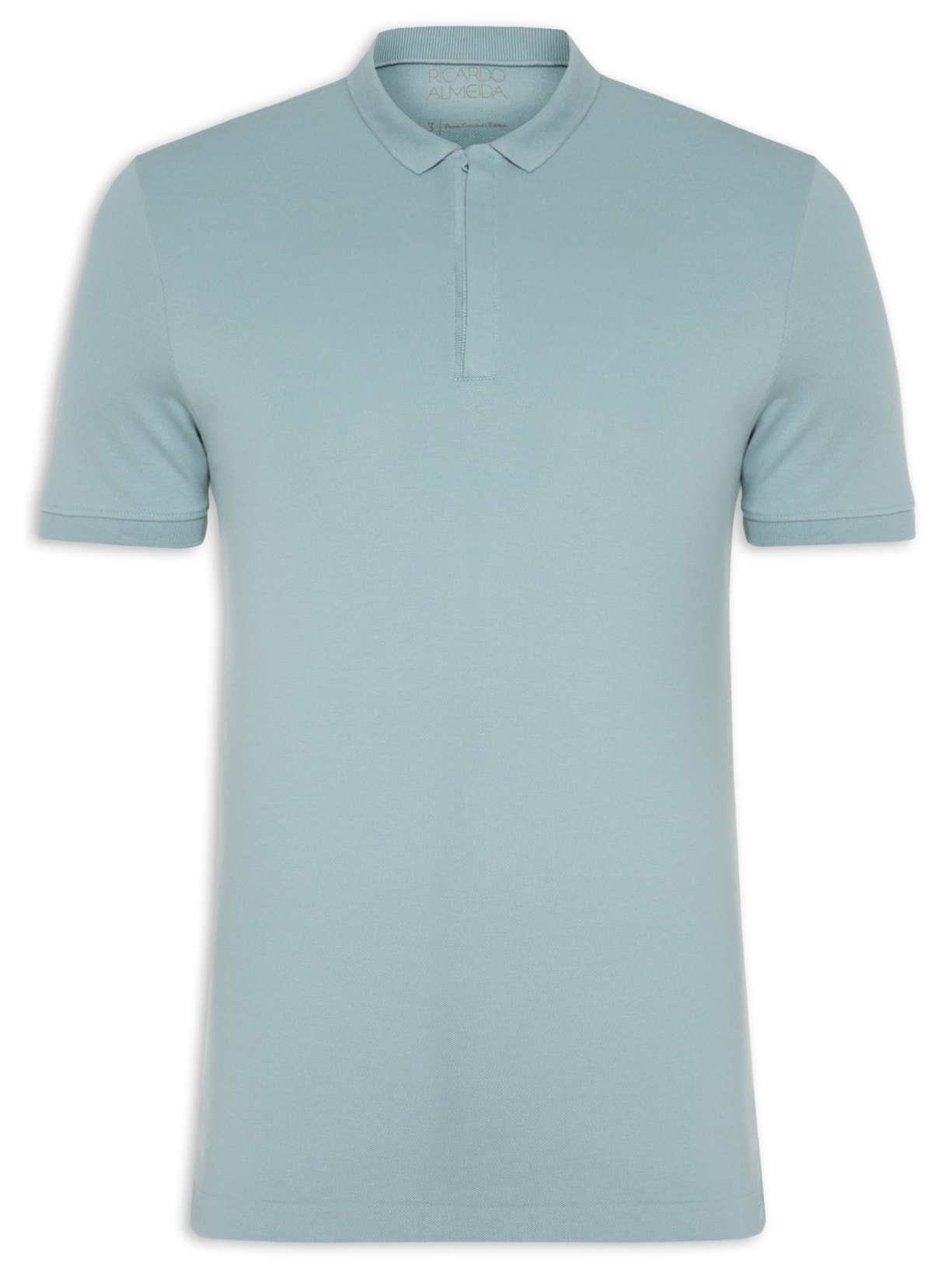 Polo Masculina Zíper Piquet Nec - Verde