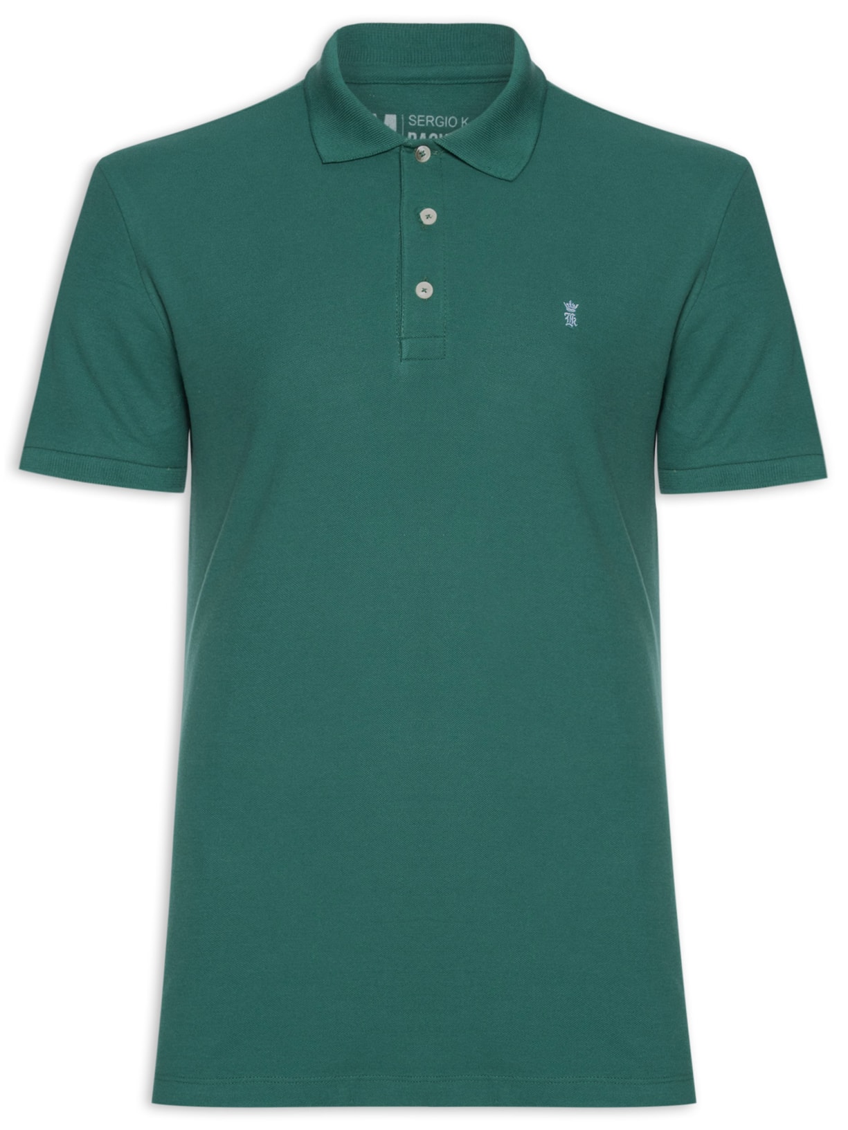 Polo Masculino Básica Em Piquet - Verde