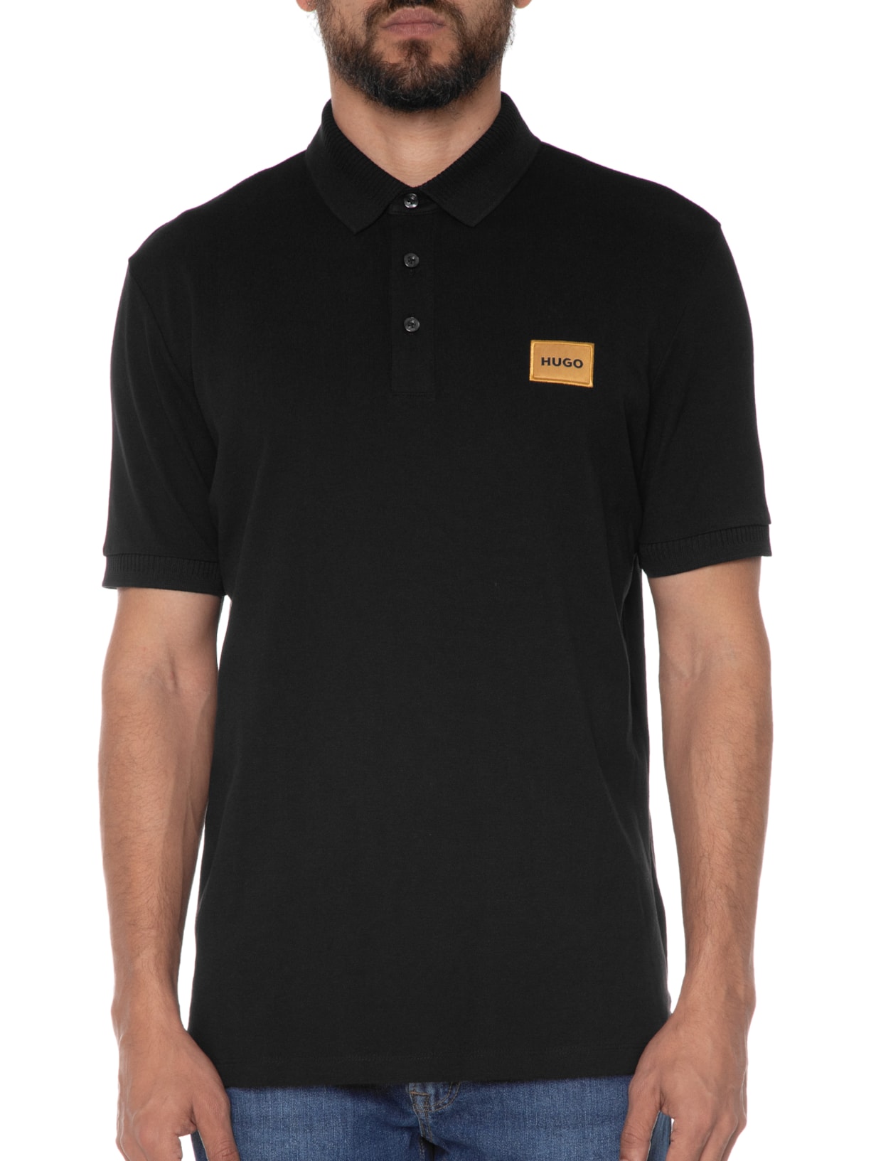 Polo Masculino Dereso Preto Hugo