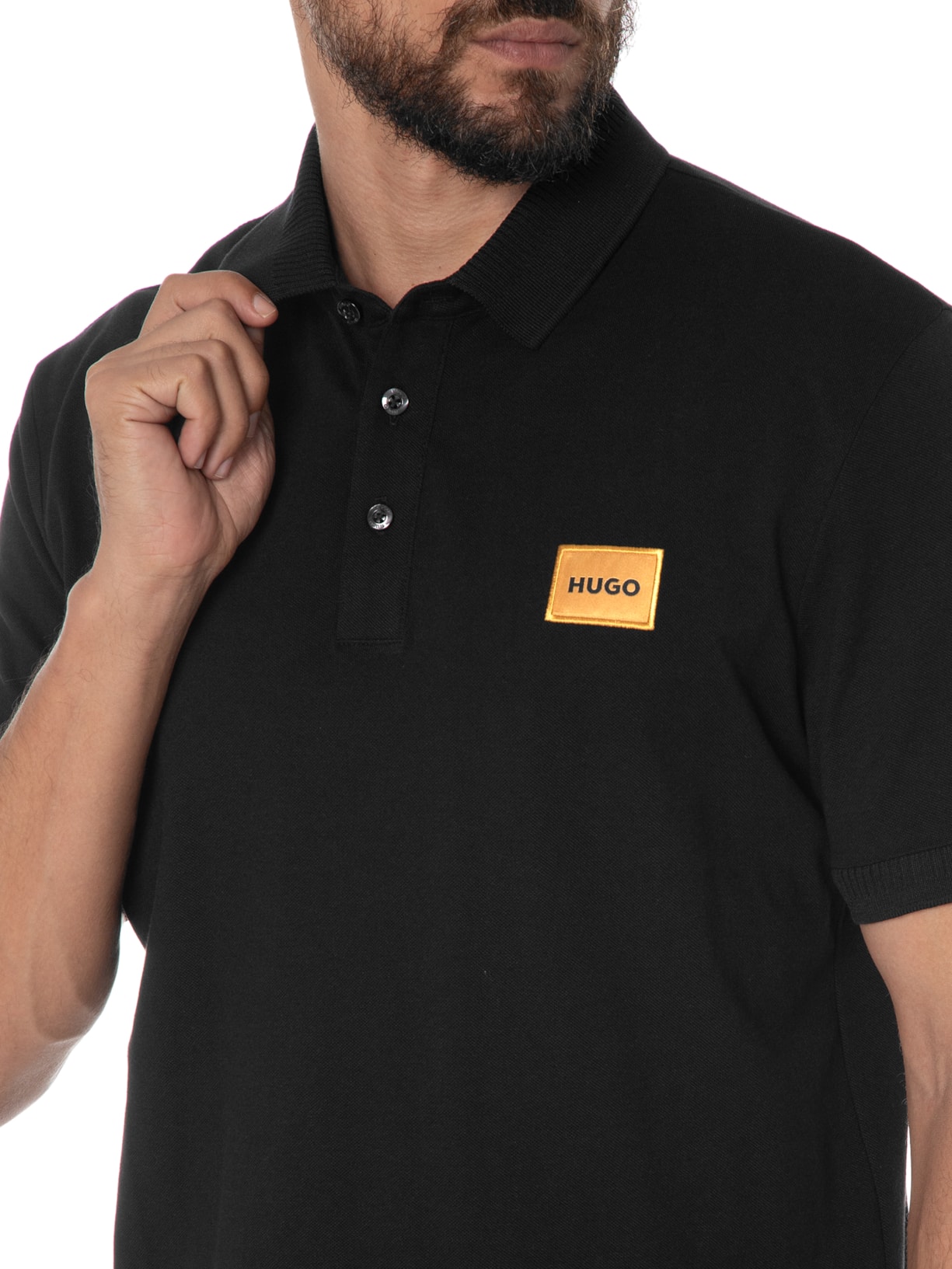 Polo Masculino Dereso Preto Hugo