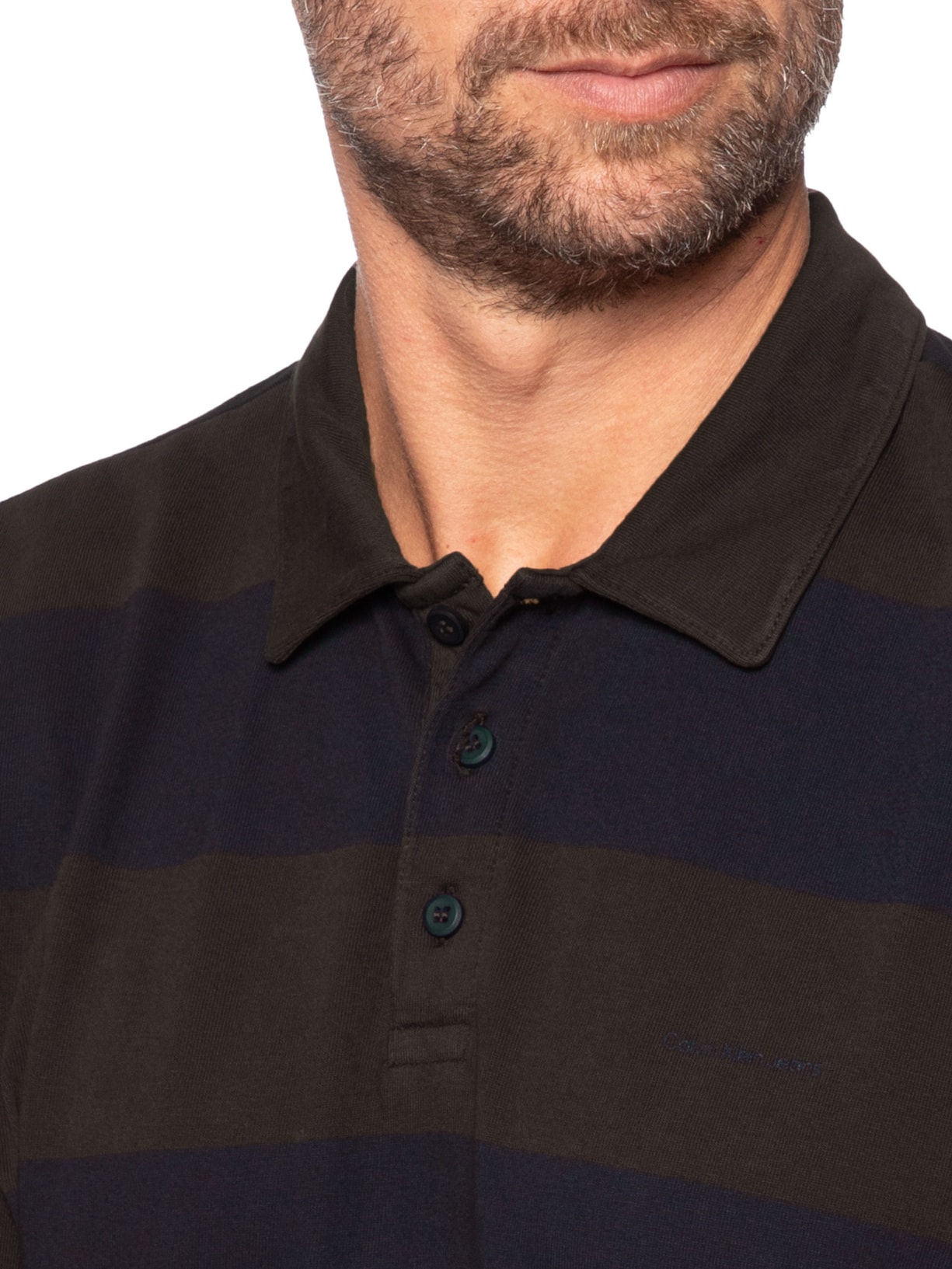 Polo Masculino Rugby Listrada – Marrom Calvin Klein Jeans