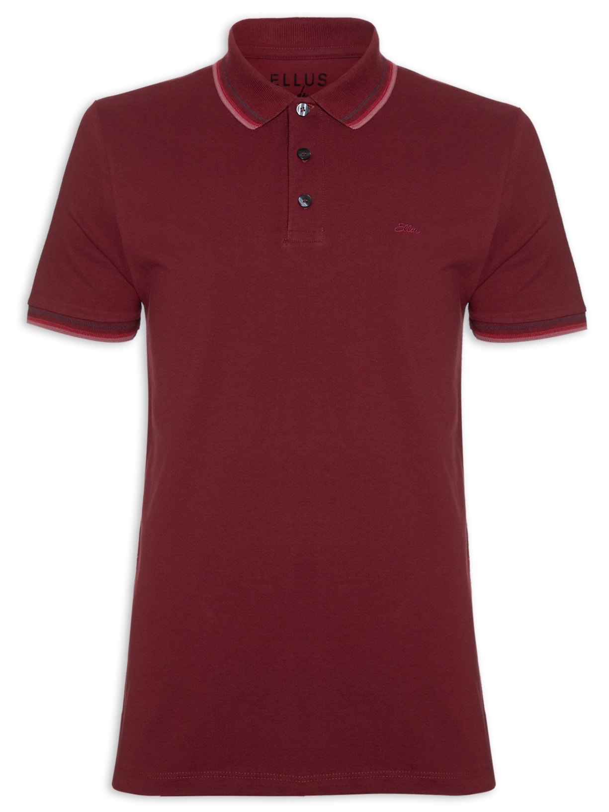 Polo Piquet Masculina Triple Short Classic - Vermelho