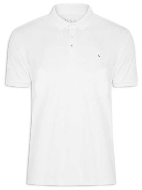 Polo Piquet Pima Continua - Branco