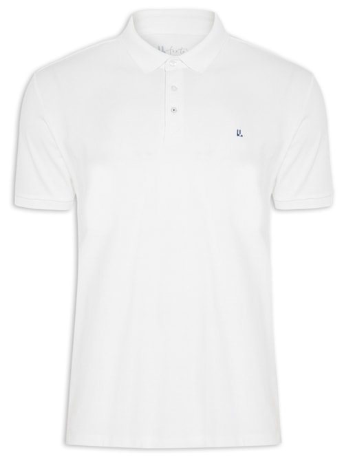Polo Piquet Pima Continua - Branco