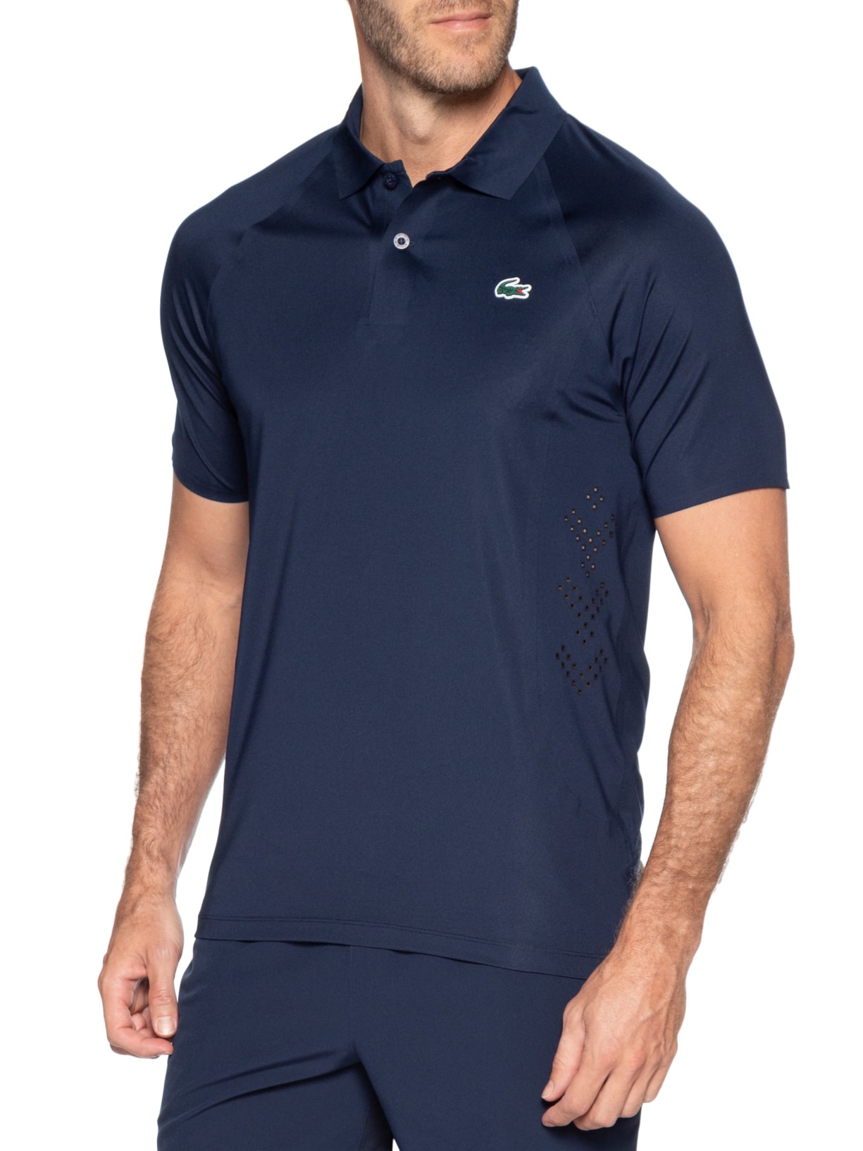 Polo Slim Fit Novak Djokovic Azul Lacoste