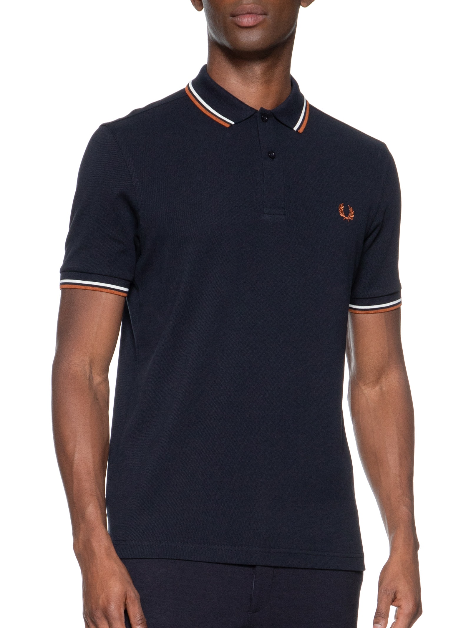 トップス FRED PERRY ORIGINAL TWIN TIPPED POLO Fred Perry - Polo Twin Tipped Fred Perry Shirt - Azul