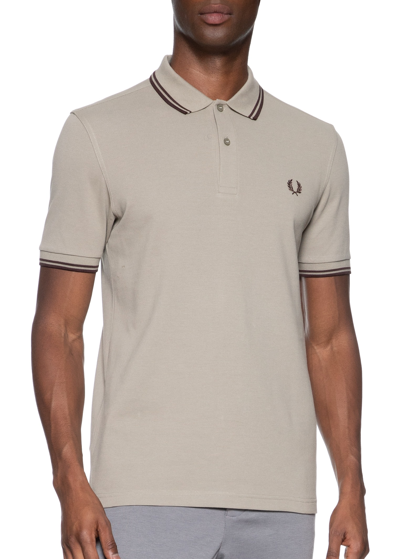 トップス FRED PERRY ORIGINAL TWIN TIPPED POLO Fred Perry - Polo Twin Tipped Fred Perry Shirt - Azul