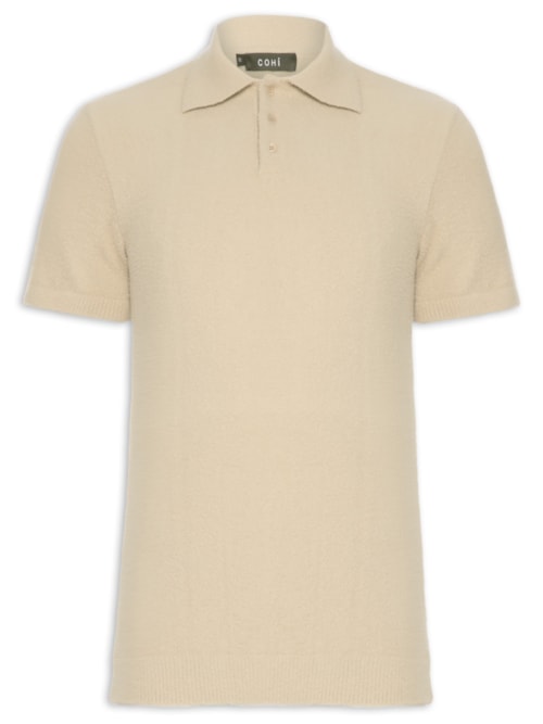 Polo Unissex Tricot Toronto - Bege