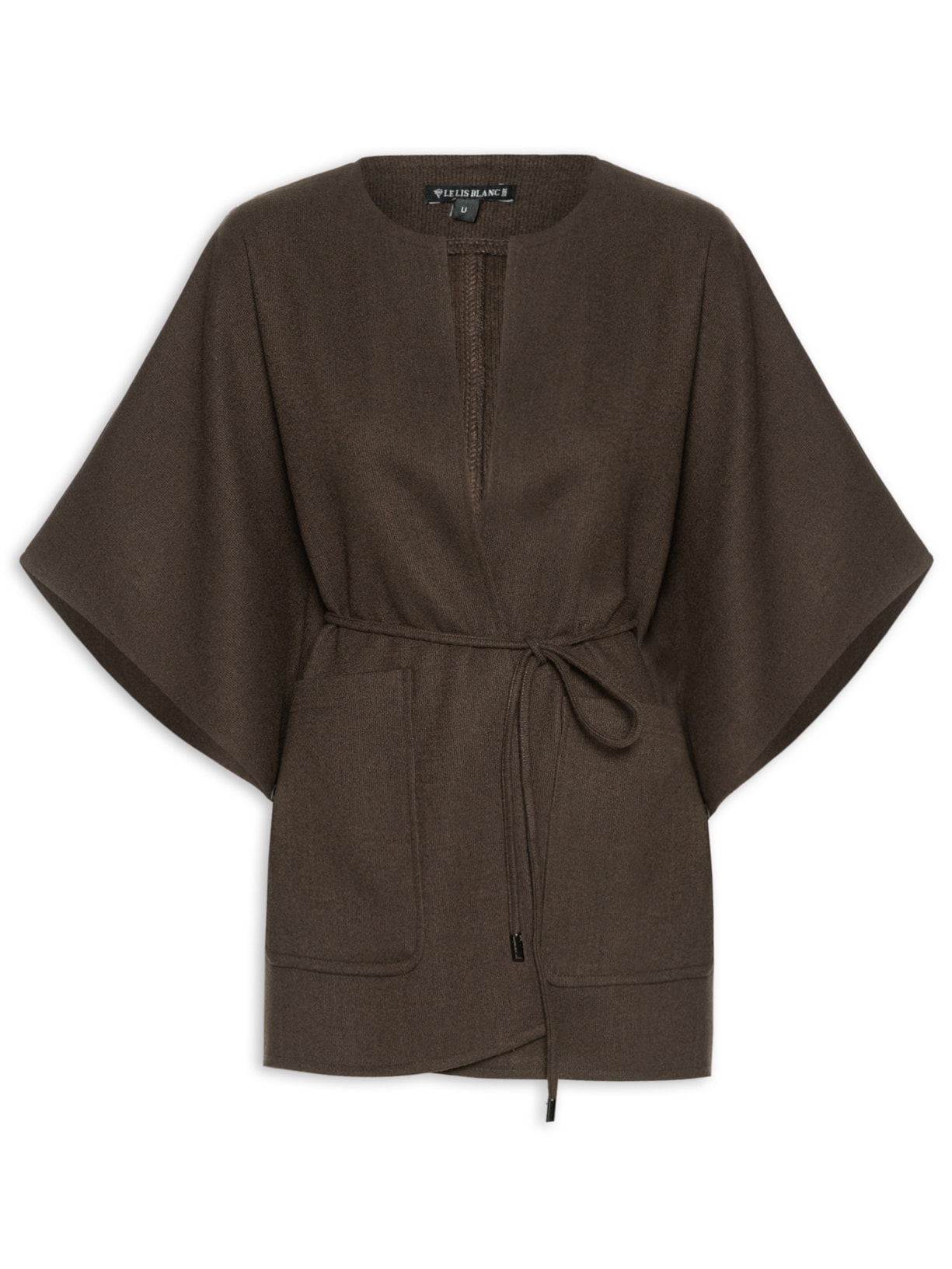 Poncho Feminino Ayo - Marrom