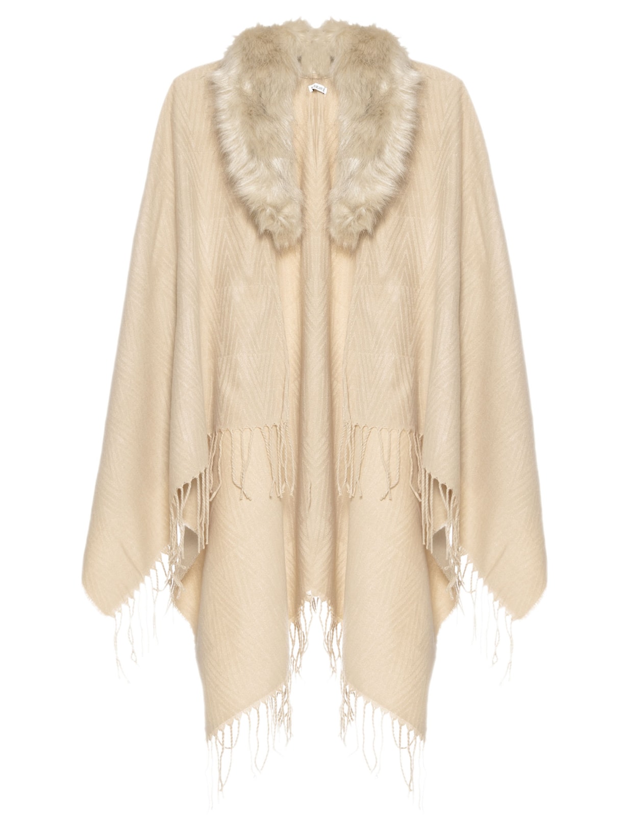 Poncho Feminino Cristina - Bege