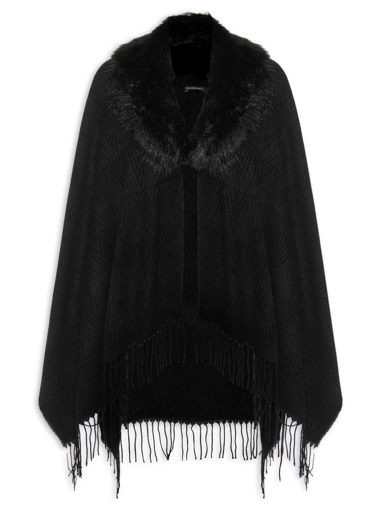 Poncho Feminino Cristina - Preto