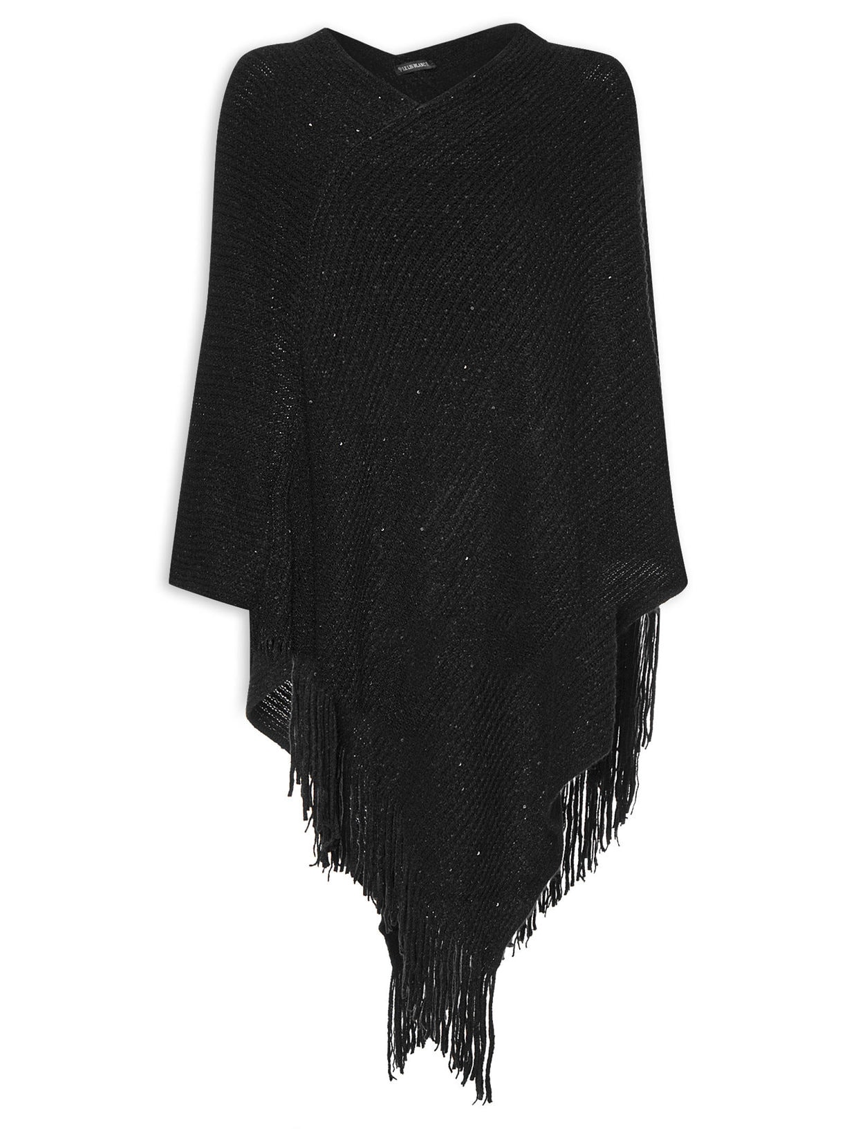 Poncho Feminino Gia - Preto