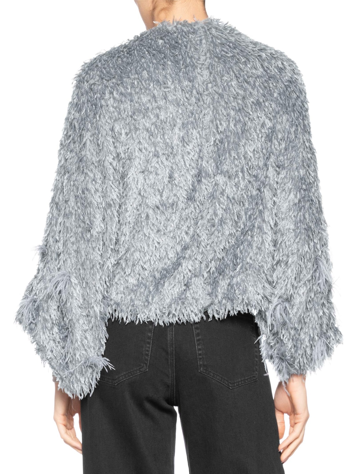 Poncho Feminino Leona Cinza Iorane