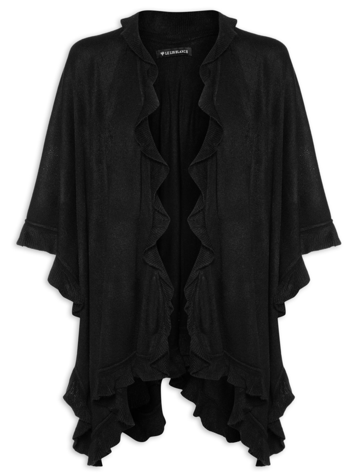 Poncho Feminino Macris – Preto Le Lis