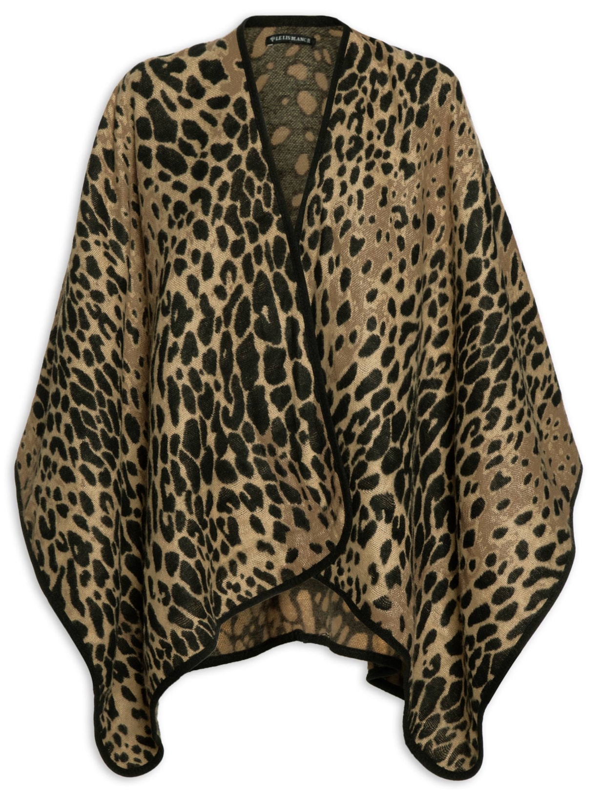 Poncho Feminino Mirela - Animal Print