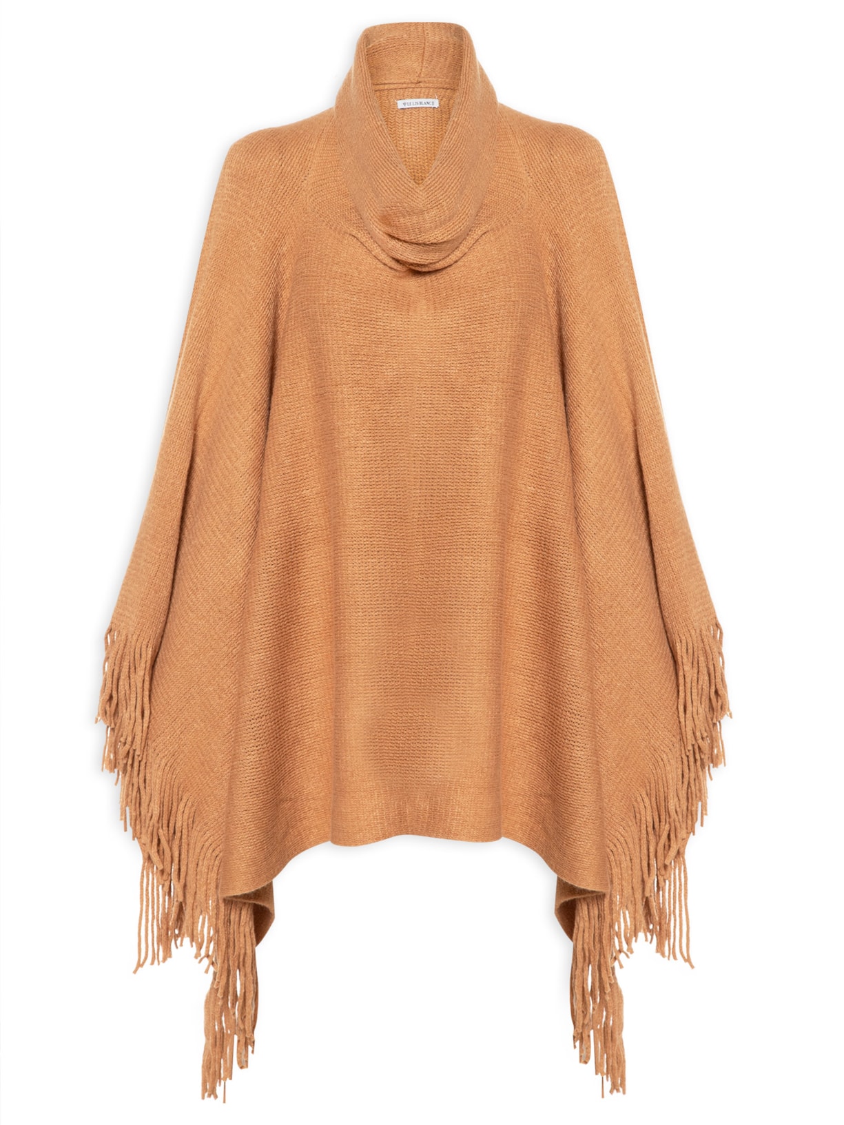 Poncho Feminino Monica Caramelo - Marrom