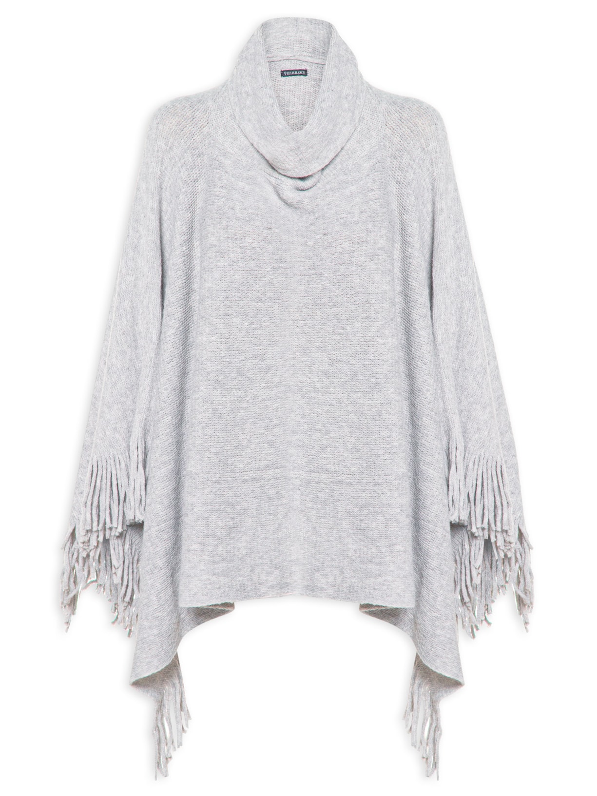 Poncho Feminino Monica - Cinza