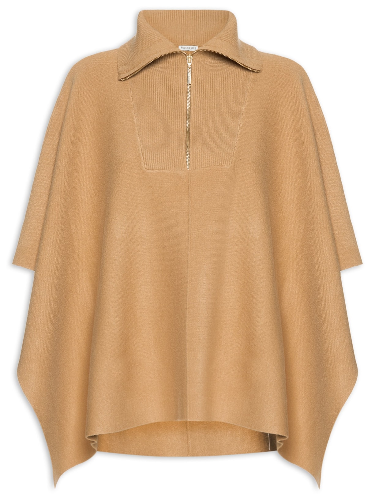 Poncho Feminino Paola Caramelo - Marrom