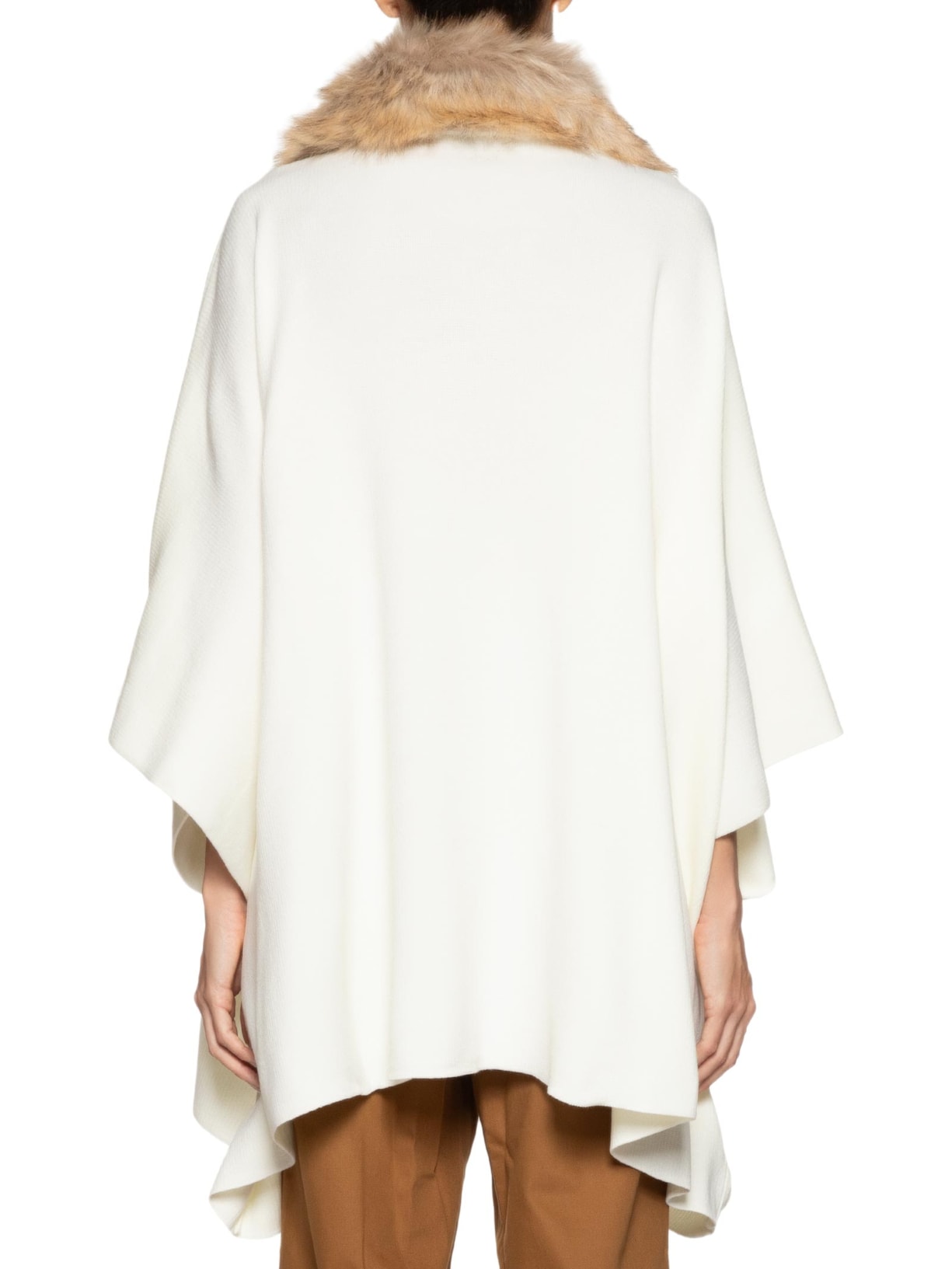 Poncho Feminino Silvana Off White Le Lis