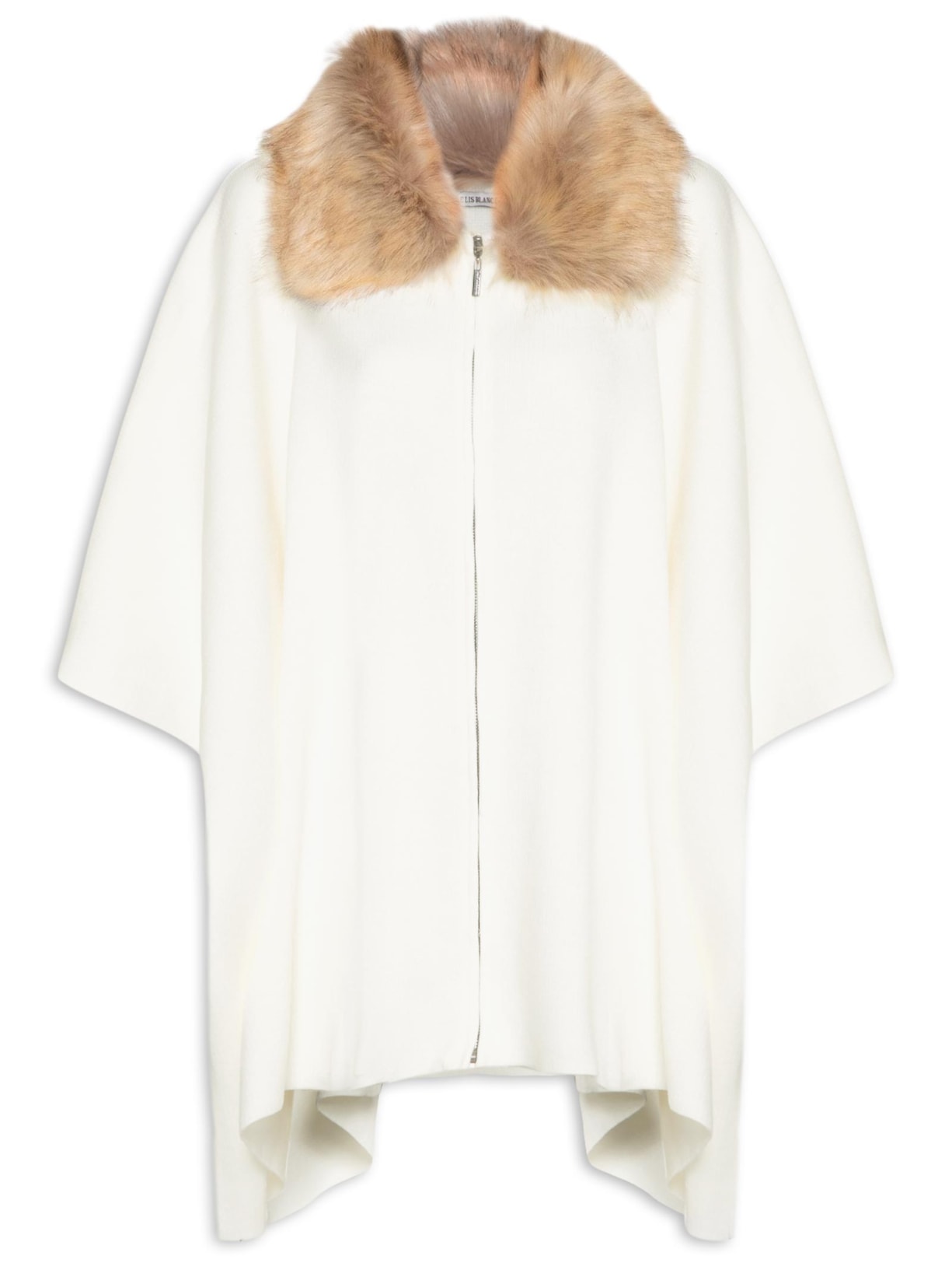 Poncho Feminino Silvana Off White Le Lis