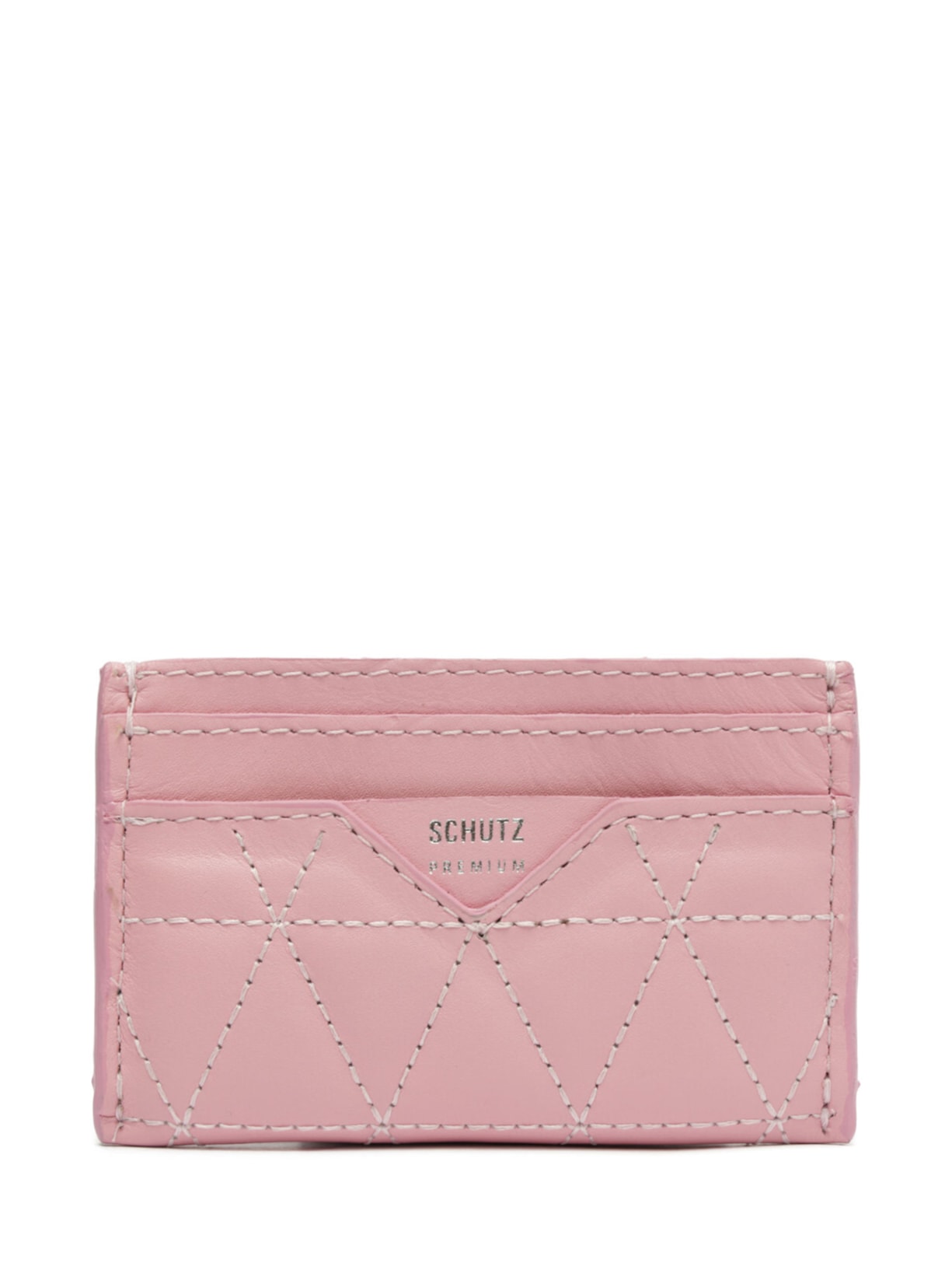 Porta Cartão Feminino 944 Matelassê - Rosa